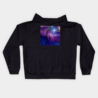 Mask in space Kids Hoodie